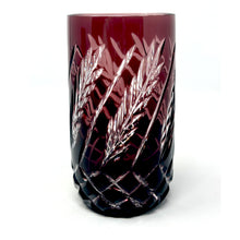 Load image into Gallery viewer, Amethyst Purple Wheat Stemless Champagne Glass - Slightly imperfect