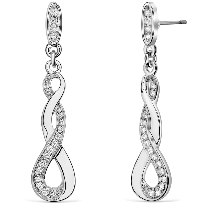 Celtic Twist Crystal Earrings