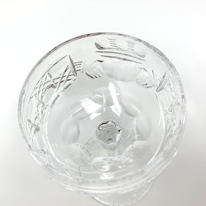 Set of Four Claddagh Saucer Champagne Glasses