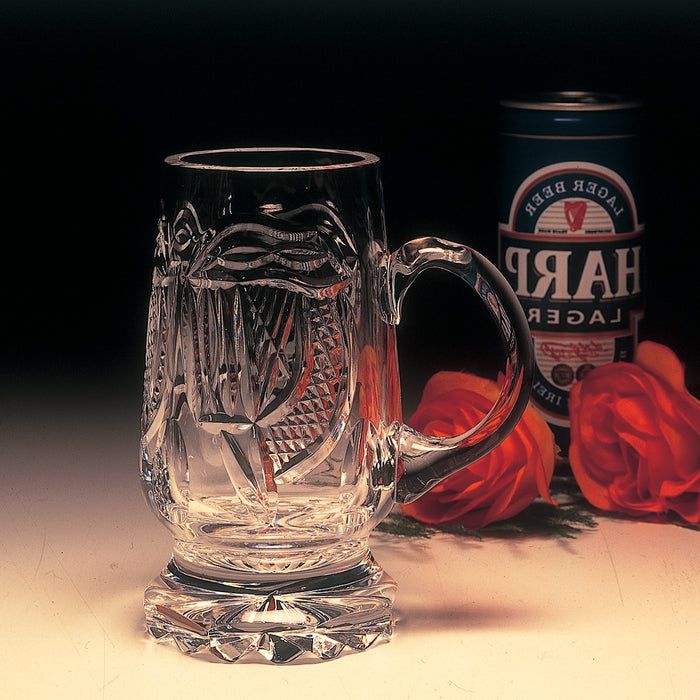 Mise Eire Crystal Beer Mug