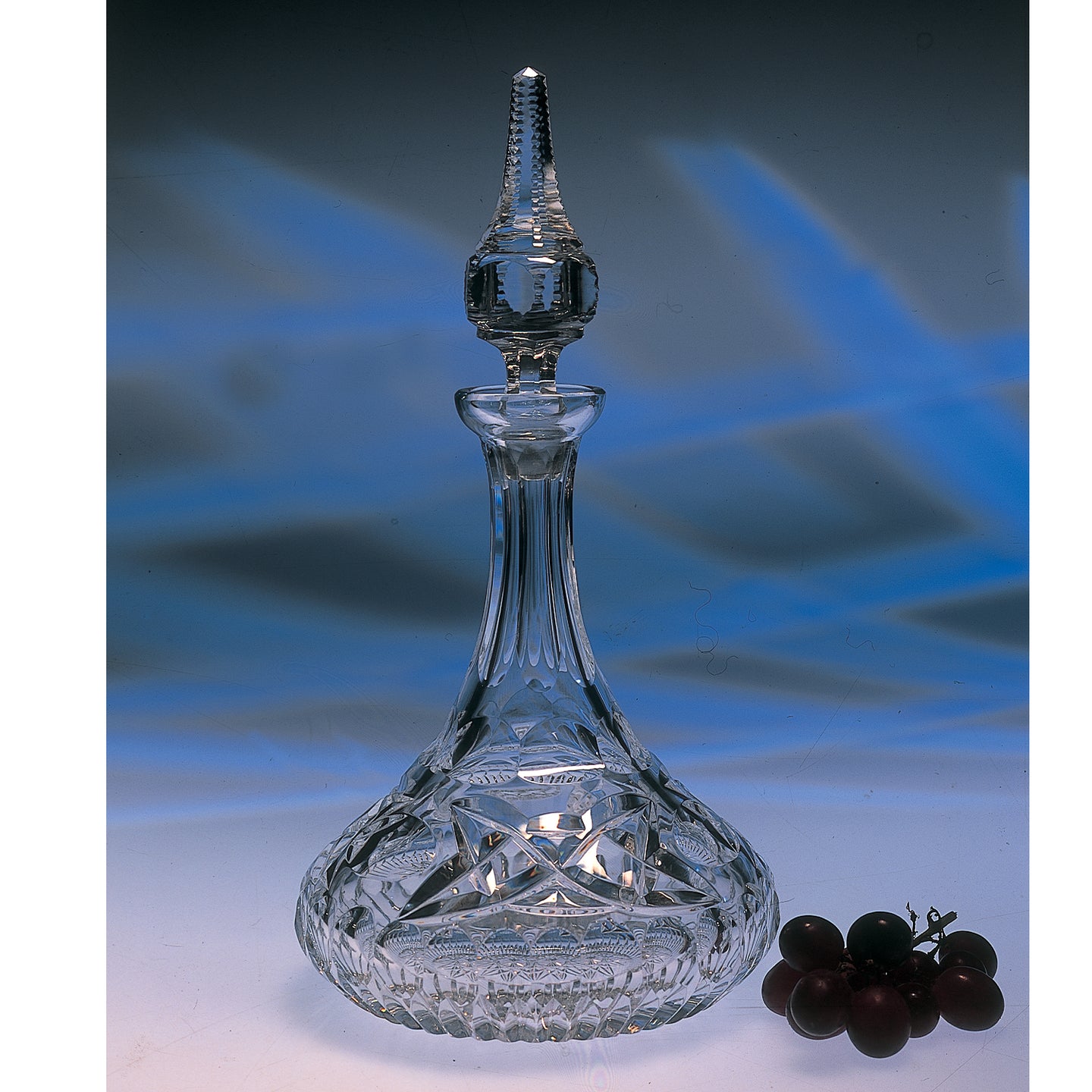 Old Celtic Crystal Ship's Decanter